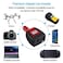 150W DC to AC Inverter &ndash; 12V to 220V Converter, Modified Sine Wave, USB &amp; AC Socket for Laptop, Mobile, Camera, Fan