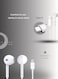 Wired Earbuds with Microphone &amp; Volume Control &ndash; USB-C In-Ear Headphones, High-Quality Sound &amp; Powerful Bass