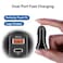 38W USB C PD &amp; QC3.0 Super Fast Charging Car Charger Adapter &ndash; Dual Ports for Quick Charging of Smartphones &amp; Devices