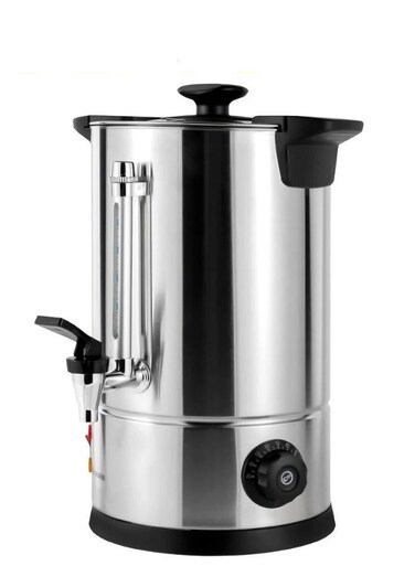 Electric Water Boiler 10L Large Capacity Stainless Steel Double Wall Kettle, 1800W Fast Heating with Auto Shut-Off and Safety Features &ndash;Ideal for Home, Office