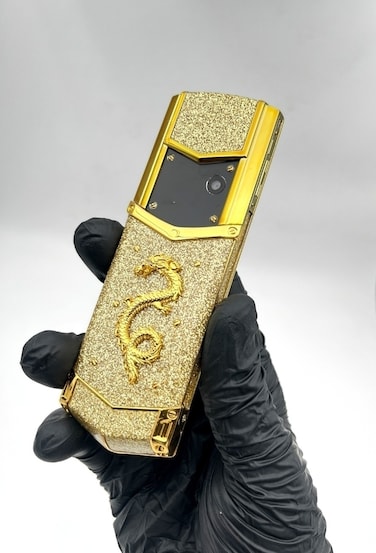 Dragon Luxury Mobile Phone &ndash; Dual SIM Unlocked Feature Phone with Metal Body, Long Battery Life, Loud Speaker &amp; Elegant Design for Business &amp; Everyday Use