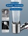High Pressure Handheld Shower Head with Filters &ndash; 3 Spray Modes &amp; Detachable Spray Gun, Includes Scalp Massager Shampoo Brush   Ideal for Dry Hair &amp; Skin