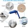 Drain Blaster Air Powered Plunger Gun &ndash; High Pressure Drain Clog Remover Pump for Toilet, Sink, Bathtub, Shower &amp; Kitchen Pipes,  (Blue)