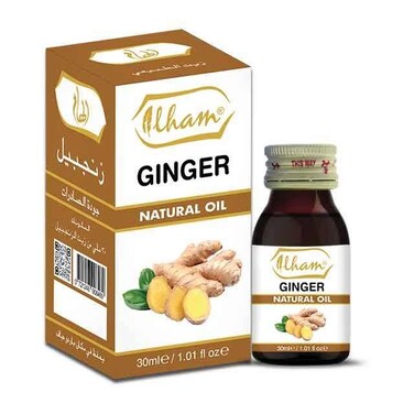 Ginger Oil 30ml &ndash; 100% Pure &amp; Natural Essential Oil &ndash; Therapeutic Grade for Aromatherapy, Massage, Skincare &amp; Daily Wellness