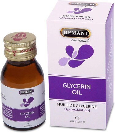 Food Grade Glycerin Oil 30mL/1oz &ndash; 100% Pure, Vegan &amp; Non-GMO Glycerine Liquid &ndash; Natural Moisturizer for Skin, Hair, Culinary, and Cosmetic Use