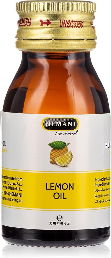 Natural Lemon Oil 30ml &ndash; 100% Pure &amp; Cold-Pressed Essential Oil &ndash; Therapeutic Grade for Aromatherapy, Skin, Hair &amp; Wellness