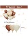 Heart Shaped Helium Air Balloons 18 Inch Wedding Birthday Baby Shower Party Decoration Balloons 10PCS Coffee Brown Cream Beige