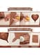 Heart Shaped Helium Air Balloons 18 Inch Wedding Birthday Baby Shower Party Decoration Balloons 10PCS Coffee Brown Cream Beige