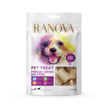 Ranova Freeze Dried Salmon for dogs - 50g