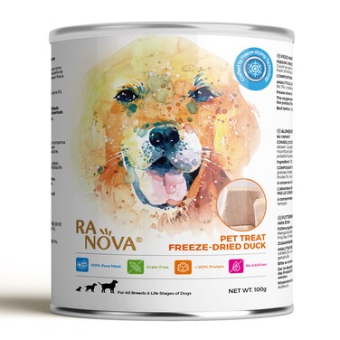 Ranova Freeze Dried Duck for dogs - 100g