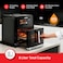 8L Digital Air Fryer 1700W with Dual Heating Elements, 12 One-Touch Presets, LED Touch Control, 60-Minute Timer for Frying, Baking, Roasting & Toasting