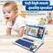 Educational English Learning Laptop for Kids, Learning Toy with Letters, Words, Numbers, Melodies & Games, Interactive Children’s Study Computer Toy