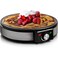 Electric Crepe Maker &amp; Dosa Maker 1200W, Non-Stick Cooking Plate, Quick 5-Second Heating, Pancake &amp; Roti Maker, Compact Black Griddle for Home Kitchen