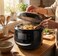 5L Electric Rice Cooker 850W, Multi-Function Automatic Rice Cooker with Keep Warm, Preset Timer, Non-Stick Inner Pot & Steamer for Rice, Soup and Meals