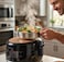 5L Electric Rice Cooker 850W, Multi-Function Automatic Rice Cooker with Keep Warm, Preset Timer, Non-Stick Inner Pot & Steamer for Rice, Soup and Meals
