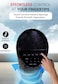 Tower Fan 3 Speed with Automatic Oscillation, 15-Hour Timer, Ionizer & LED Display, Natural Normal Sleep Modes, Quiet Cooling Fan for Home, Bedroom & Office – Black