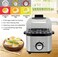 Electric Egg Cooker 4 Egg Capacity   Rapid Egg Boiler with Stainless Steel Tray, Measuring Water Cup & Piercing Pin   Automatic Hard, Medium & Soft Boiled Egg Maker for Breakfast, Lunch & Snacks