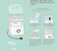 Electric Egg Cooker 4 Egg Capacity   Rapid Egg Boiler with Stainless Steel Tray, Measuring Water Cup & Piercing Pin   Automatic Hard, Medium & Soft Boiled Egg Maker for Breakfast, Lunch & Snacks