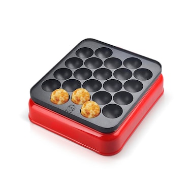 Dumpling Maker & Pop Cake Maker 22 Slot with Adjustable Thermostat, Electric Dumpling and Cake Maker Machine, Non-Stick Baking Plates for Homemade Snacks & Desserts