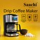 Drip Coffee Maker 1.8L 900W, Programmable Coffee Machine with 24-Hour Timer, LCD Digital Display, Keep Warm, Auto Shut-Off & Anti-Drip, Glass Carafe