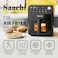 7L Digital Air Fryer 12 Preset Programs, 80–200°C Adjustable Temperature, Rapid Air Technology, Viewing Window, Non-Stick Basket, Timer & Overheat Protection