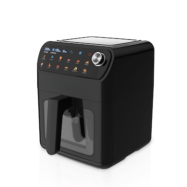 7L Digital Air Fryer 12 Preset Programs, 80–200°C Adjustable Temperature, Rapid Air Technology, Viewing Window, Non-Stick Basket, Timer & Overheat Protection