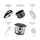 10L Electric Pressure Cooker, 10 Multi-Cooking Programs, LED Display, 24H Timer, Non-Stick Inner Pot, Stainless Steel Multi Cooker