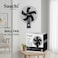 16 Inch Wall Fan 60W, High-Speed 5-Blade Powerful Airflow, 3-Speed Control, Wide Oscillation, Quiet Operation, Durable Wall-Mounted Electric Fan for Home, Office &amp; Bedroom &ndash; Black
