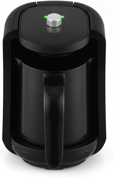 Automatic Turkish Coffee Maker  Electric Turkish Coffee Machine, 4 Cups, 250ml, Anti-Overflow, Auto Shut Off, Tea Maker, 480W