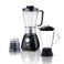 3 in 1 Multi-Function Blender 550W, 1.8L Plastic & 1.5L Glass Jars, Grinder Mill, 4-Speed Control, Stainless Steel Blades, Auto Clean & Safety Lock, Kitchen Blender Mixer Grinder