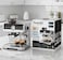 20 Bar Coffee Maker with Grinder 2.6L Water Tank, 220g Bean Hopper, PID Temp Control, Espresso, Cappuccino & Latte