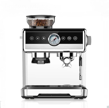 20 Bar Coffee Maker with Grinder 2.6L Water Tank, 220g Bean Hopper, PID Temp Control, Espresso, Cappuccino & Latte