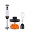 400W 3-in-1 Immersion Hand Blender, Multi-Function Electric Hand Mixer with Stainless Steel Blades, Detachable Blender Shaft, Whisk & Chopper for Blending, Mixing & Chopping