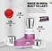 3 in 1 Mixer Grinder Made in India, Multi-Purpose Mixer Grinder with Sharp Stainless Steel Blades, 3-Speed & Pulse Control, 1.5L Mixer Jar, 1L Grinder Jar & 0.5L Miller Jar, Rust Resistant