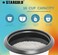 Mini Electric Multi Rice Cooker 0.6L, Compact Multi Cooker with One-Touch Operation, 12-Hour Keep Warm, Water Level Indicator & Steam Basket for Rice, Eggs, Vegetables & Boiling