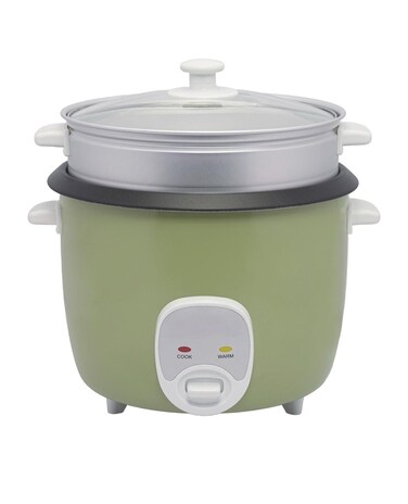 Mini Electric Multi Rice Cooker 0.6L, Compact Multi Cooker with One-Touch Operation, 12-Hour Keep Warm, Water Level Indicator & Steam Basket for Rice, Eggs, Vegetables & Boiling
