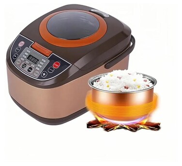5L Automatic Rice Cooker, Electric Rice Cooker with Keep Warm Function, Multi-Purpose Cooker for Rice, Soup, Steaming, Meat & Everyday Home Cooking