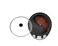 Coffee Bean Roaster Machine 800g, 1200W Electric Coffee Roasting Machine with Adjustable 0-240&deg;C Temperature, Tilted Roasting Design, Glass Viewing Lid for Home Caf&eacute; Use