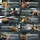 4.5L Air Fryer Digital Touch Control, 8 Preset Programs, Viewing Window, Adjustable Temperature, 60-Min Timer, Oil-Free Cooking, Dishwasher Safe