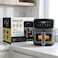 4.5L Air Fryer Digital Touch Control, 8 Preset Programs, Viewing Window, Adjustable Temperature, 60-Min Timer, Oil-Free Cooking, Dishwasher Safe