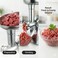 Electric Meat Grinder 3 in 1, Powerful Meat Mincer Machine with Stainless Steel Blades, 3 Cutting Plates, Reverse Function, Sausage Maker & Kibbeh Maker Attachments