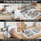Electric Meat Grinder 3 in 1, Powerful Meat Mincer Machine with Stainless Steel Blades, 3 Cutting Plates, Reverse Function, Sausage Maker & Kibbeh Maker Attachments