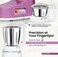 3 in 1 Mixer Grinder & Blender, Heavy Duty Kitchen Food Processor with Stainless Steel Sharp Blades, 3 Speed Settings & Pulse Function, 1.5L Blender Jar, 1L Grinding Jar & 0.5L Chutney/Mill Jar
