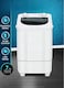7 KG Single Tub Washing Machine, Top Load Semi Automatic Washer, 2 Wash Programs, 15-Minute Wash Timer, 2 Control Knobs, Rust Free Body, 3D Hand Wash