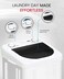 7 KG Single Tub Washing Machine, Top Load Semi Automatic Washer, 2 Wash Programs, 15-Minute Wash Timer, 2 Control Knobs, Rust Free Body, 3D Hand Wash