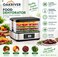 5 Layer Food Dehydrator, 2kg Electric Food Dryer Machine, Adjustable Temperature Control, Fruit &amp; Vegetable Dehydrator for Meat, Herbs, Snacks &amp; Homemade Jerky, Double Layer Outer Shell, Energy Efficient
