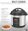 6L Smart Digital Electric Multi Cooker Pressure Cooker, Multi-Function Rice Cooker with Stainless Steel Inner Pot, Programmable Cooking Modes for Rice, Soup, Steam, Yogurt & Slow Cooking