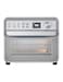 22L Digital Air Fryer Oven 1700W, Stainless Steel Air Fryer Toaster Oven with Digital Display, Programmable Temperature &amp; Timer, Multi-Function Convection Oven for Air Frying, Baking, Roasting &amp; Grilling