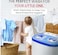 3KG Portable Washing Machine, Twin Tub Semi Automatic Washer with Wash & Spin Function, Compact Laundry Washer, Low Noise Operation, White