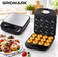 Donut Maker 12 Holes Electric Doughnuts Maker Machine, Mini Pancake Maker for Kid-Friendly Breakfast, Snacks, Desserts &amp; More with Non-stick Surface, Double-sided Heating